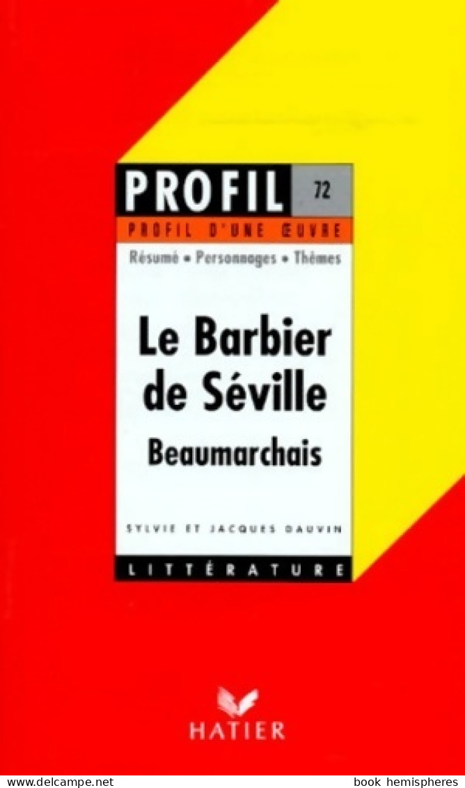 Le Barbier De Séville (1992) De Beaumarchais - Sonstige & Ohne Zuordnung