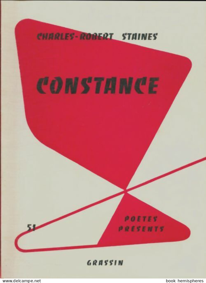 Constance (1960) De Charles-Robert Staines - Andere & Zonder Classificatie