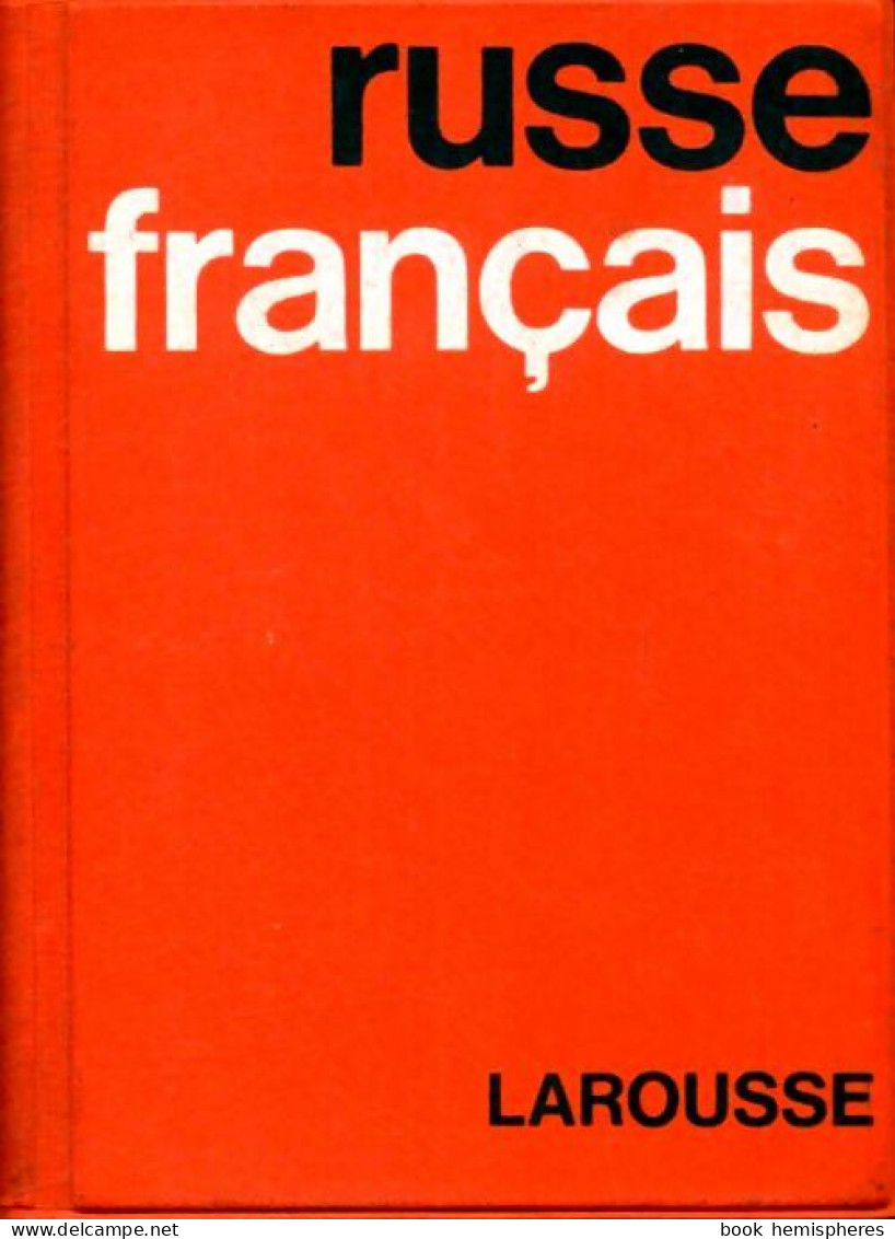 Russe-Français (1967) De P. Pauliat - Dictionaries