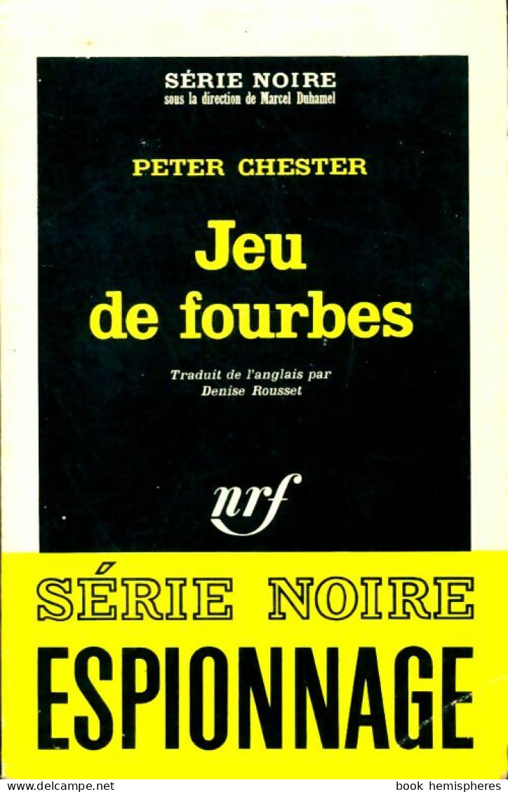Jeu De Fourbes (1965) De Peter Chester - Old (before 1960)