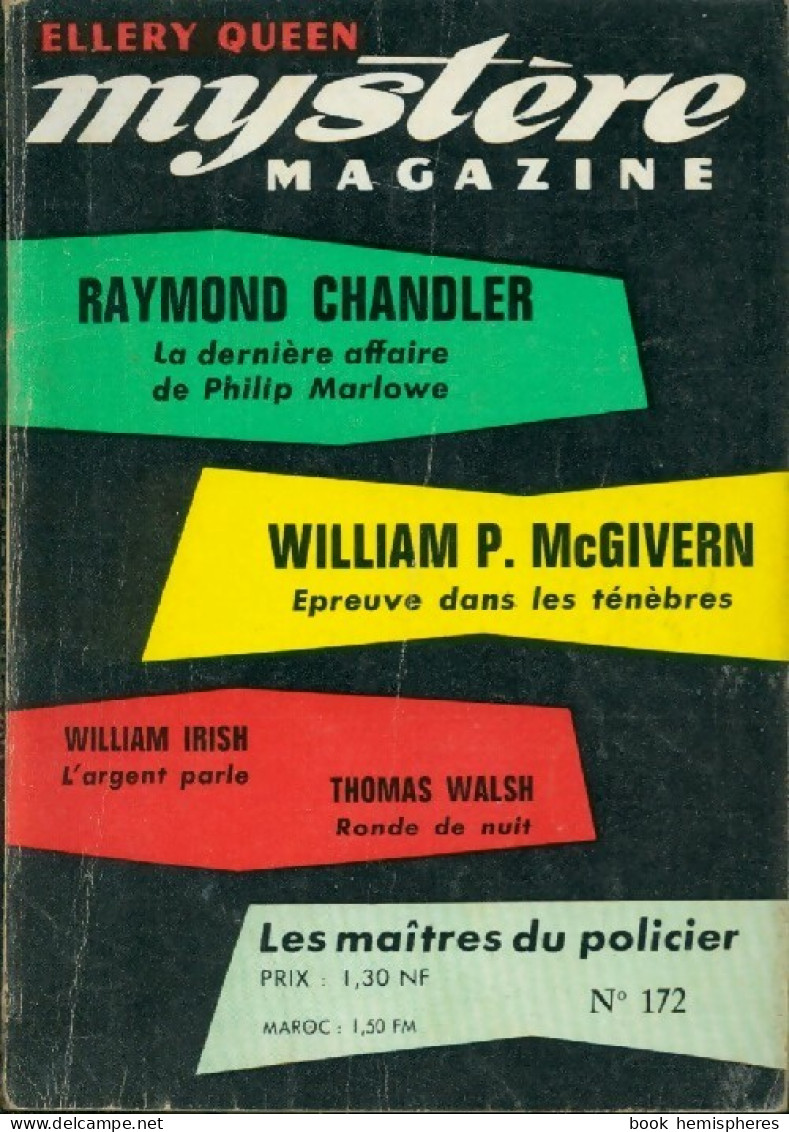 Mystère Magazine N°172 (1962) De Collectif - Non Classificati