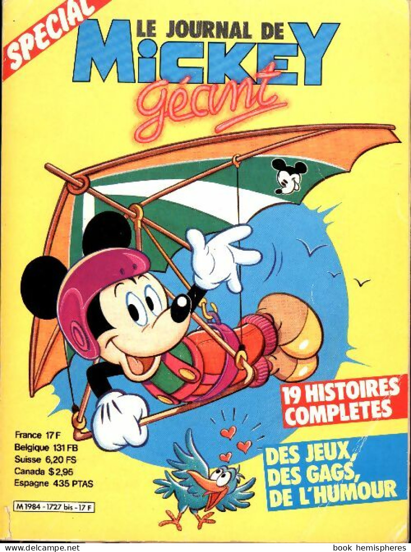 Le Journal De Mickey Géant N°1727 Bis (1985) De Collectif. - Autre Magazines