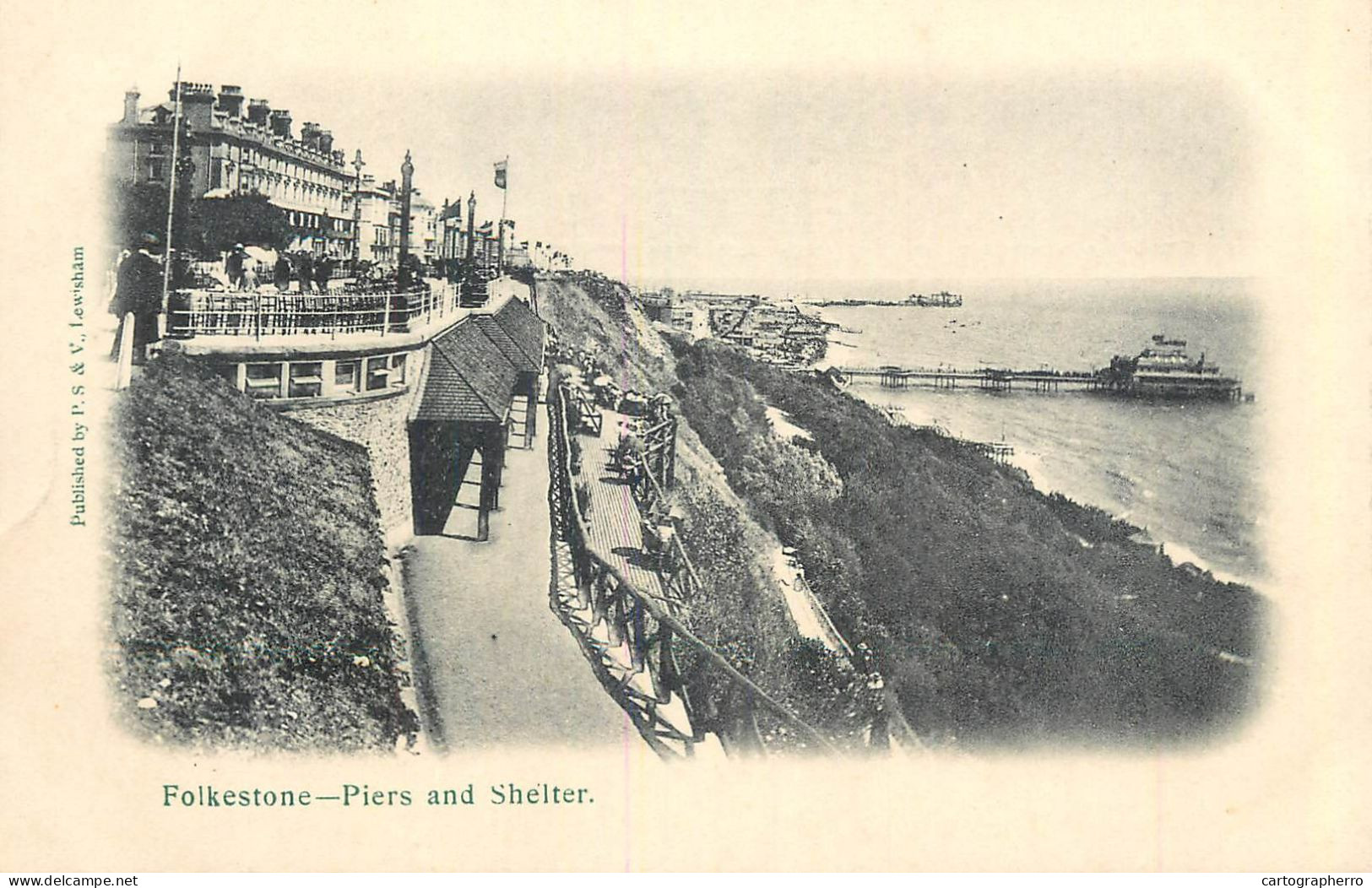 England Folkestone Pier & Shelter - Folkestone