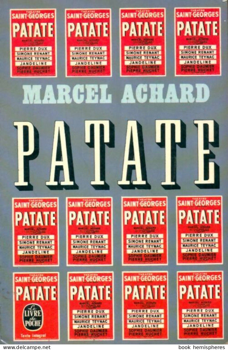 Patate (1969) De Marcel Achard - Other & Unclassified