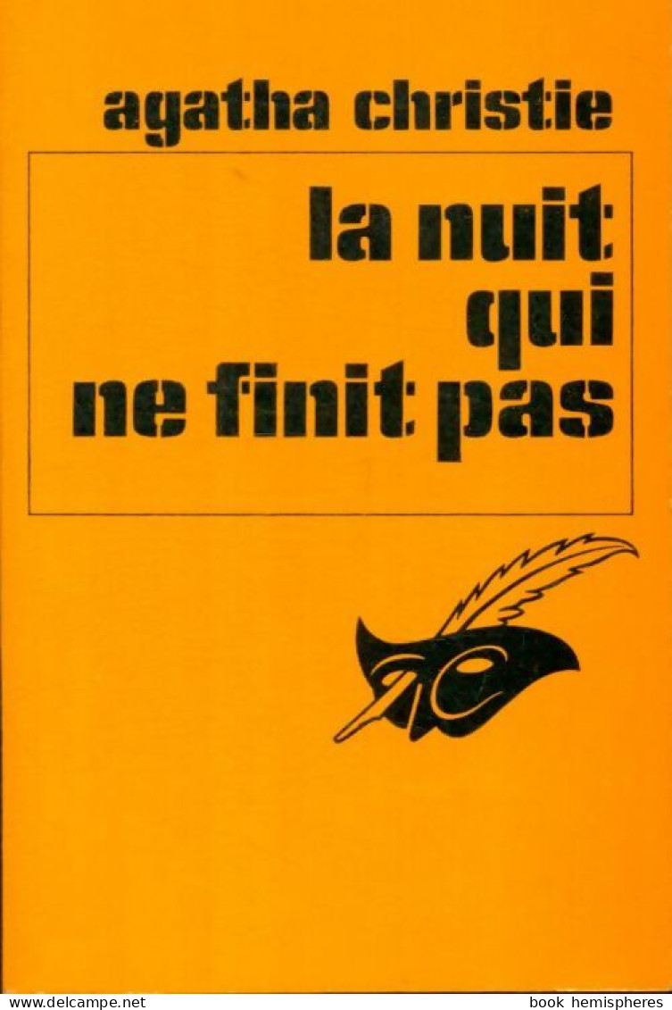 La Nuit Qui Ne Finit Pas (1969) De Agatha Christie - Altri & Non Classificati