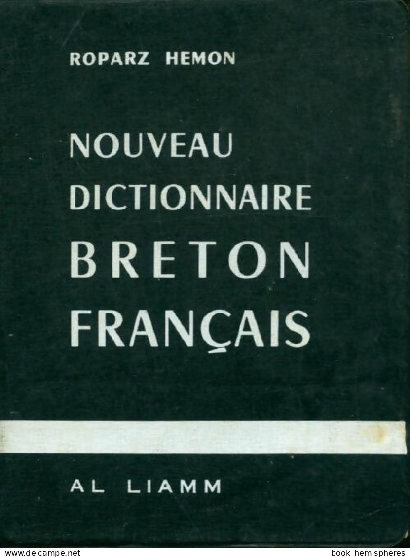 Nouveau Dictionnaire Breton-Français (1973) De Roparz Hemon - Otros & Sin Clasificación