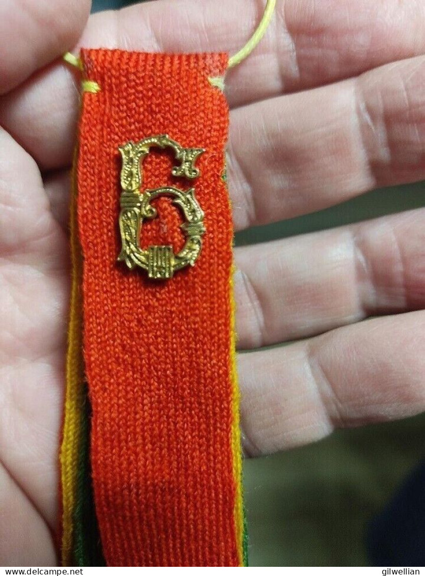 Vintage King's Scout Bulgaria C. 1929 Patch & Rover Flash / Boris III Monogram Badge - Other & Unclassified