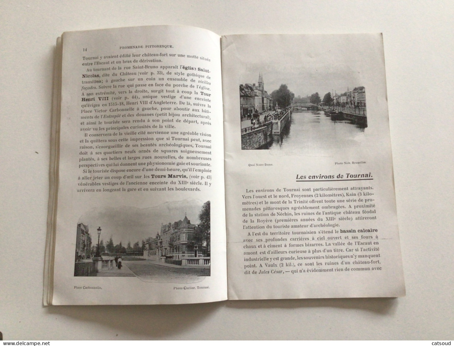 Ancien Livret (1910) Tournai Ville D’Art Imprimé Par Les Établissements Casterman S.A. , Imprimeurs De La Ville - Tourismus