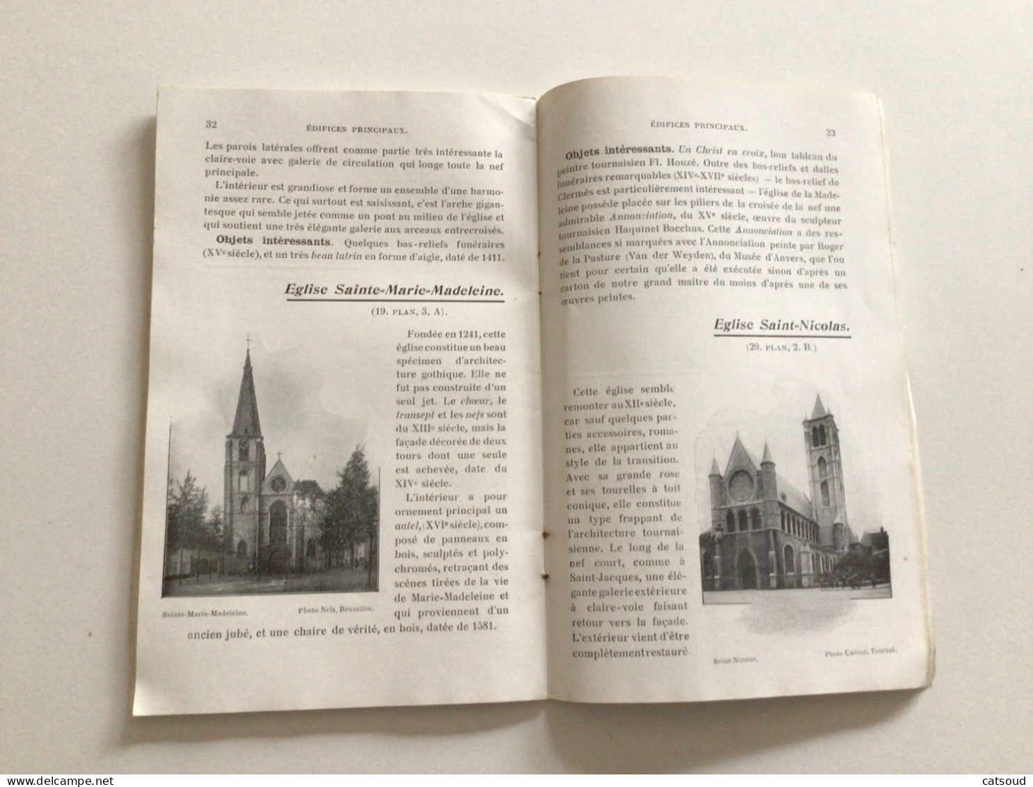 Ancien Livret (1910) Tournai Ville D’Art Imprimé Par Les Établissements Casterman S.A. , Imprimeurs De La Ville - Tourism