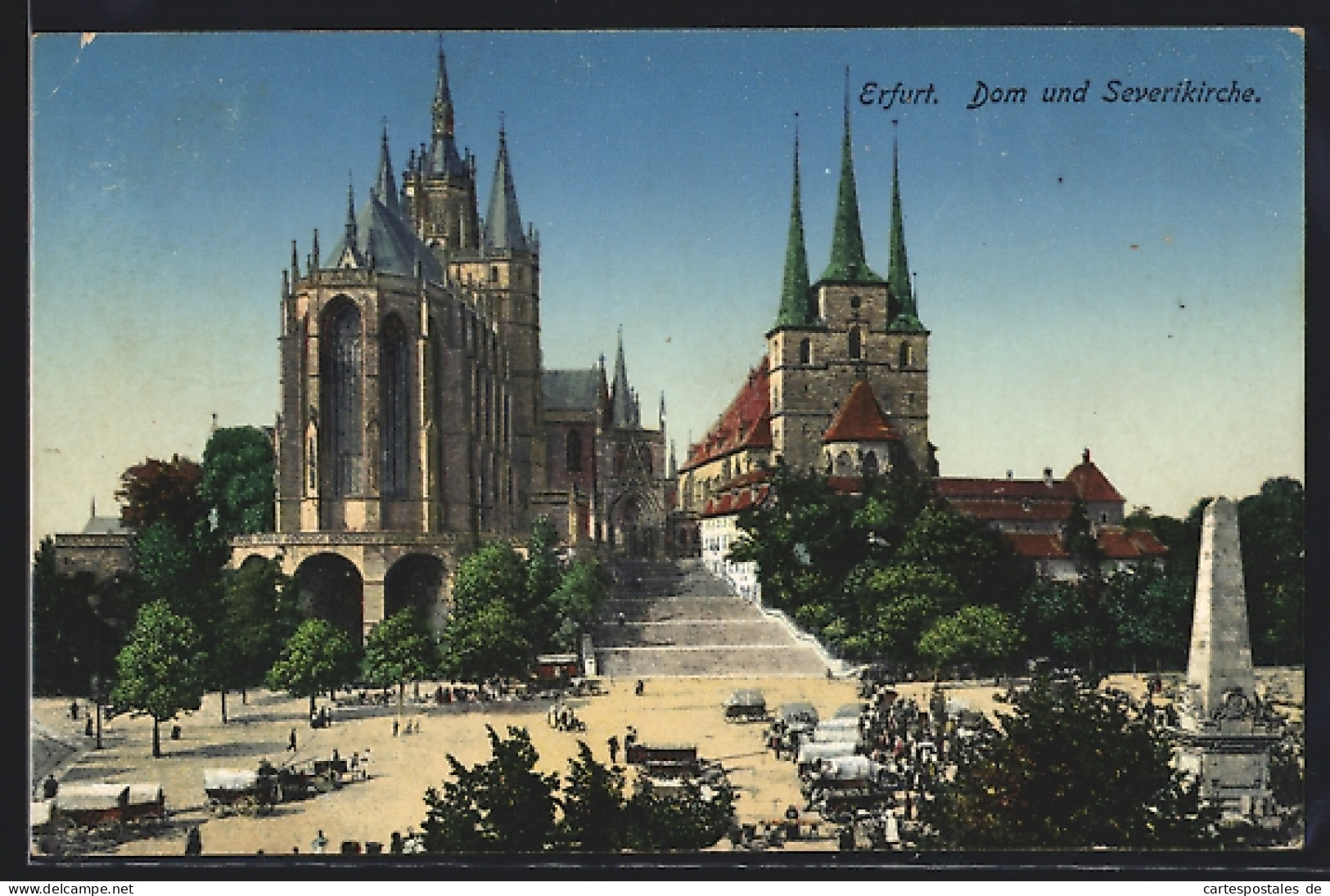 AK Erfurt, Dom Und Severikirche  - Erfurt