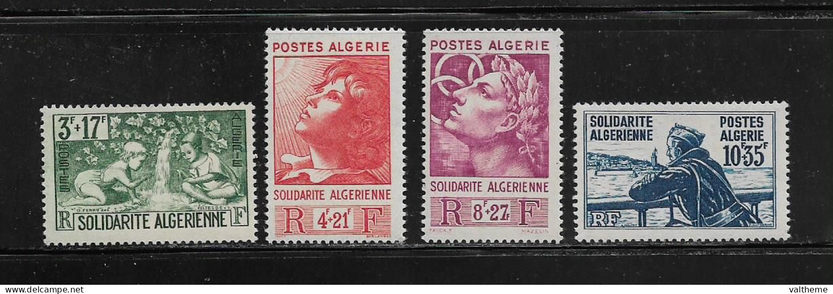 ALGERIE  ( DIV - 504 )   1946   N° YVERT ET TELLIER    N°  249/252    N* - Nuovi