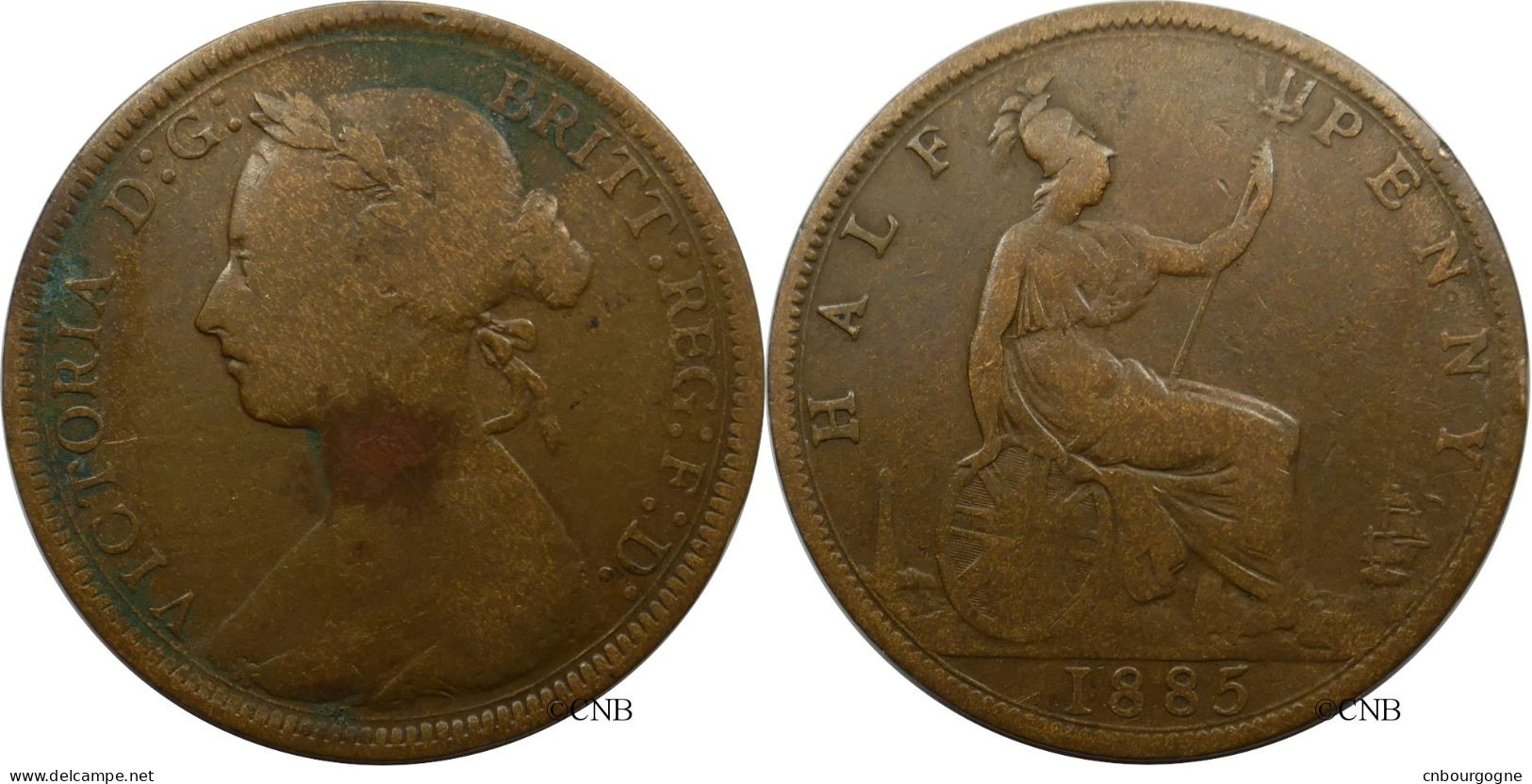 Royaume-Uni - Victoria - Half Penny 1885 - TB/VF20 - Mon5364 - C. 1/2 Penny