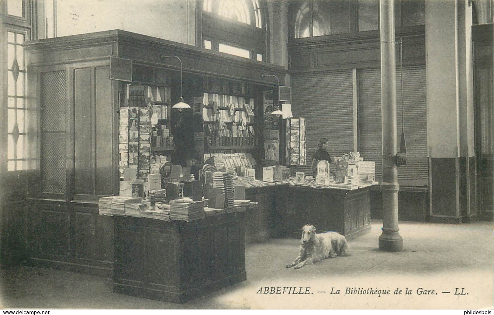 SOMME  ABBEVILLE La Bibliotheque De La Gare - Abbeville