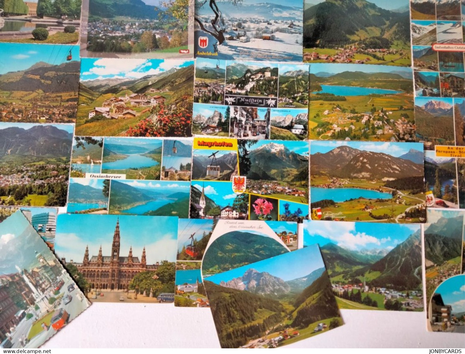 Dèstockage - Austria,Cities,Towns,Mountains.21 Postcards.#61 - Collections & Lots