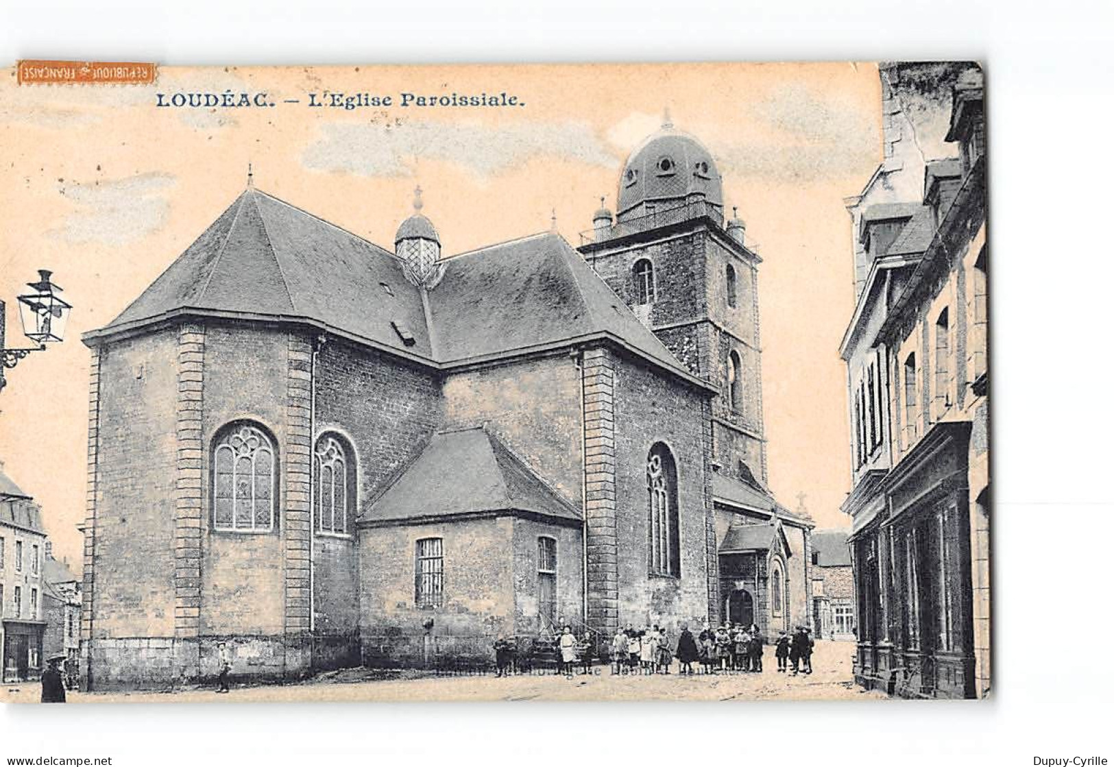 LOUDEAC - L'Eglise Paroissiale - état - Loudéac