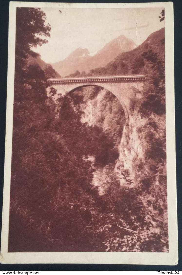 SAINT SAUVEUR - Le Pont Napoléon 1933. - Luz Saint Sauveur