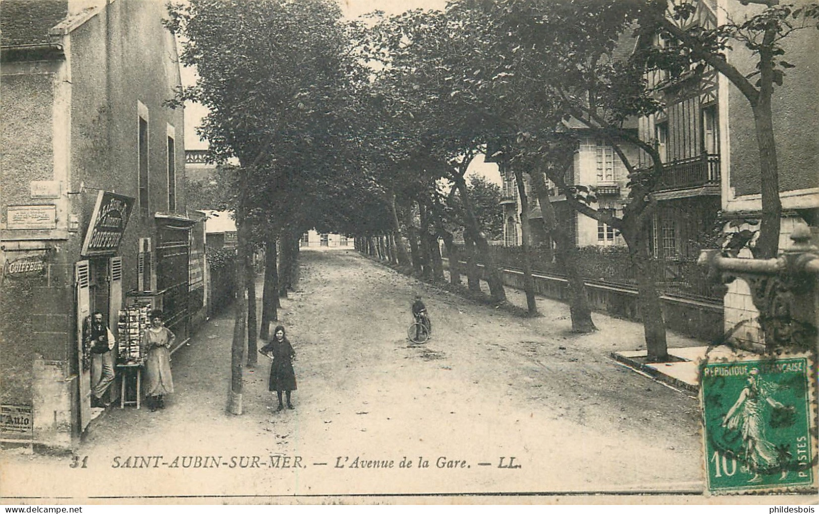 CALVADOS  SAINT AUBIN SUR MER  Avenue De La Gare - Saint Aubin