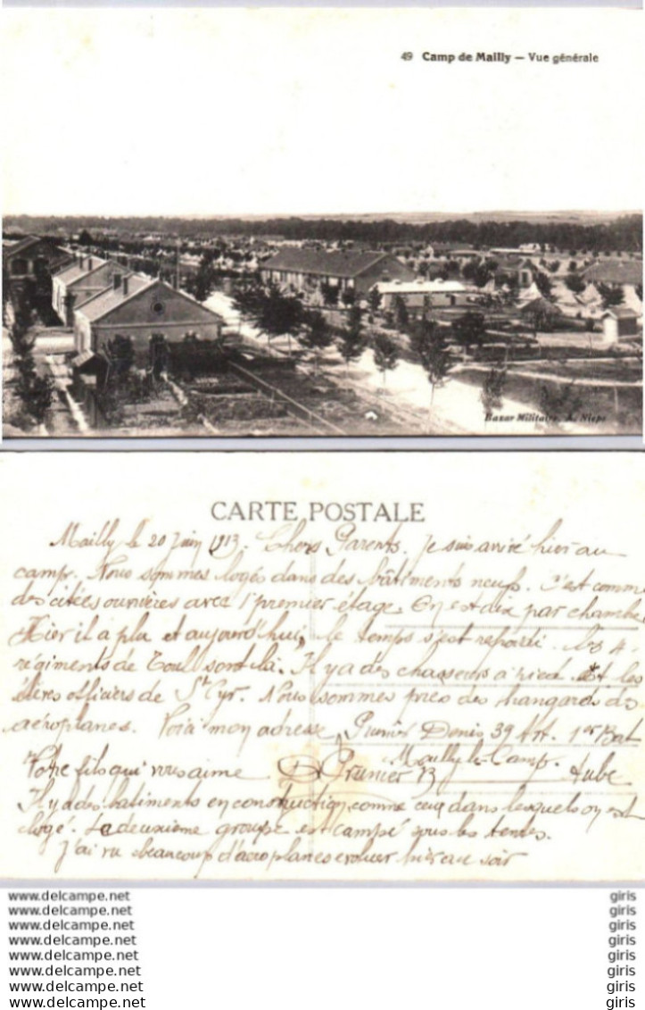 10 - Aube - Mailly-le-Camp - Vue Générale - Mailly-le-Camp