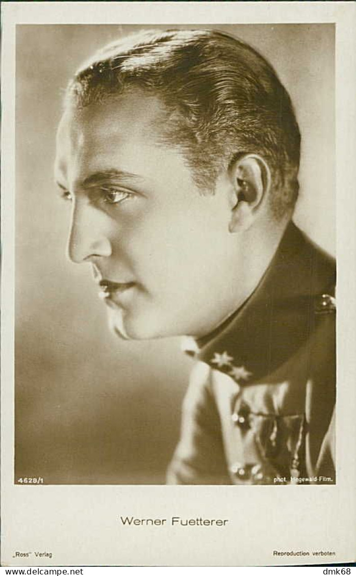 WERNER FUETTERER ( Stralsund / GERMANY ) ACTOR - RPPC POSTCARD 1920s  (TEM555) - Entertainers