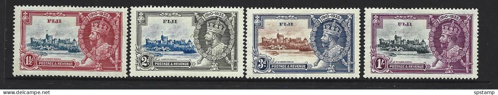 Fiji 1935 KGV Silver Jubilee Attractive MLH , Flattish And Partly Aged Gum - Fidji (...-1970)