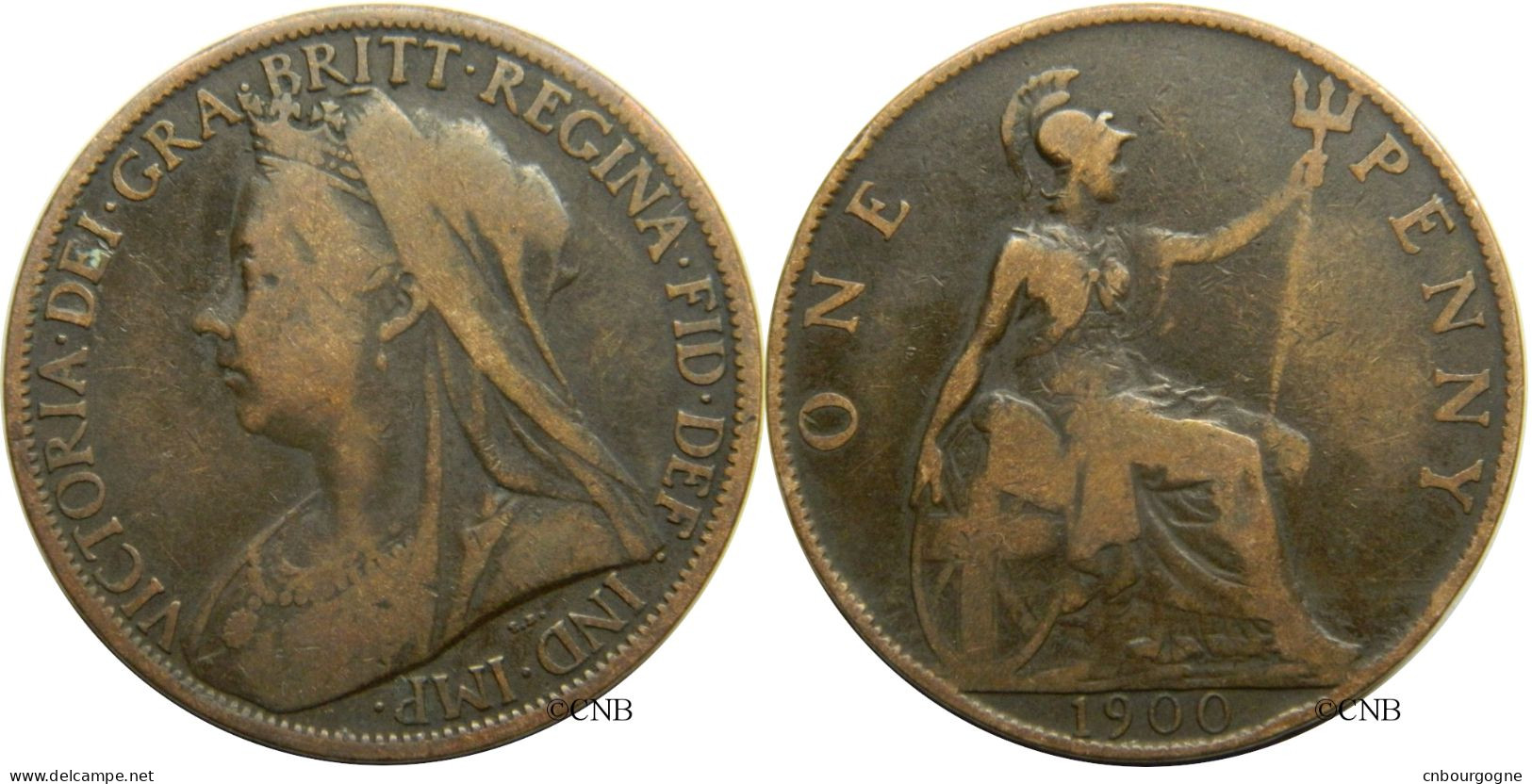 Royaume-Uni - Victoria - One Penny 1900 - TB/VF30 - E0277 - D. 1 Penny