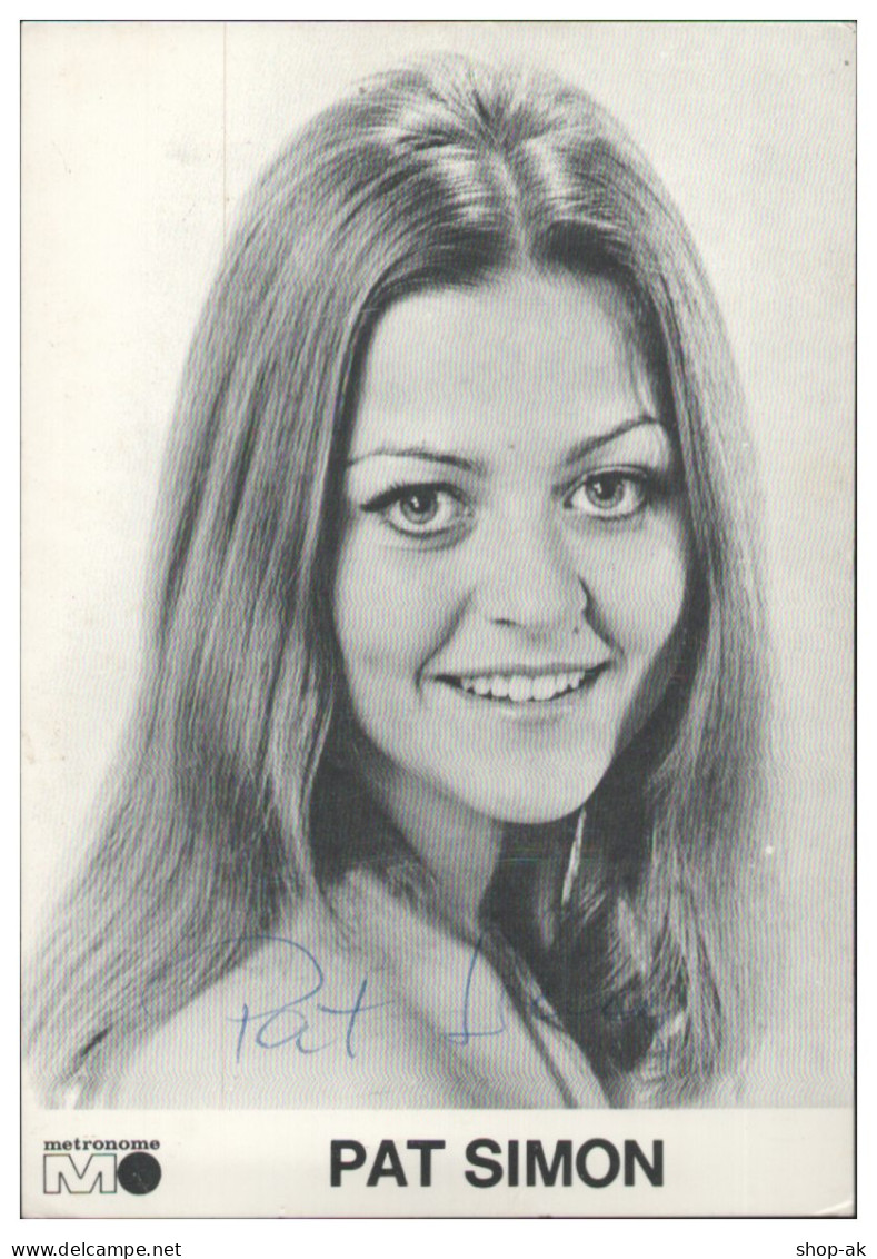 Y29076/ Sängerin Pat Simon Autogramm Autogrammkarte 60er Jahre - Handtekening