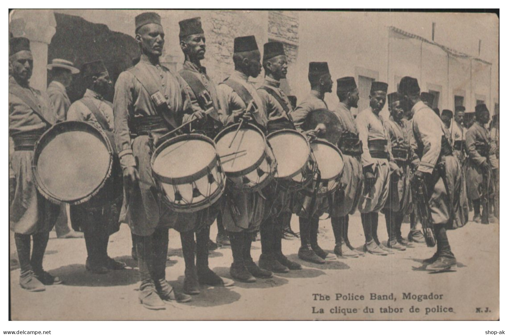 S5596/ Mogador - The Police Band - Marokko AK Ca.1914 - Ohne Zuordnung