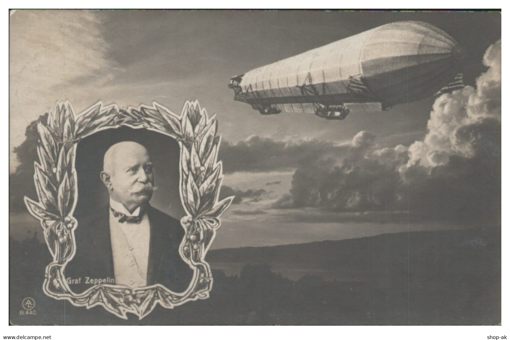 S5597/ Graf Zeppelin  Luftschiff Foto AK 1909 - Airships