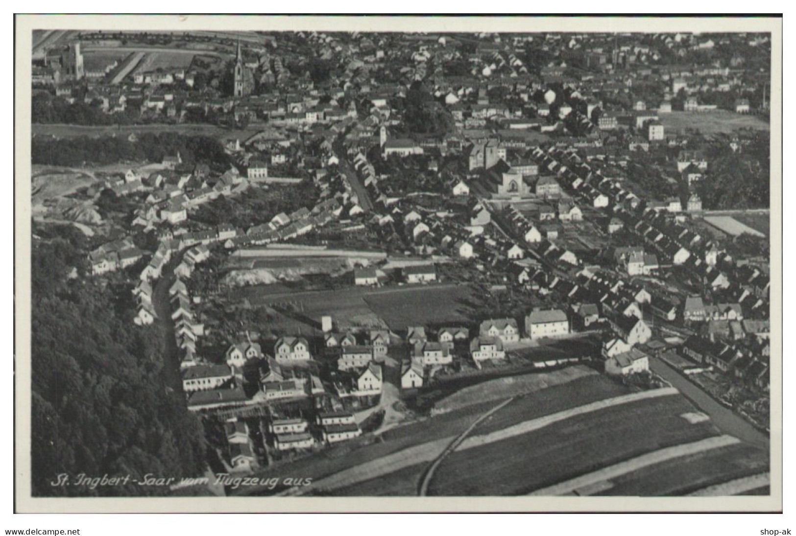 MW14277x/ St. Ingbert  AK Seltenes Strähle Luftbild 30er Jahre - Sonstige & Ohne Zuordnung