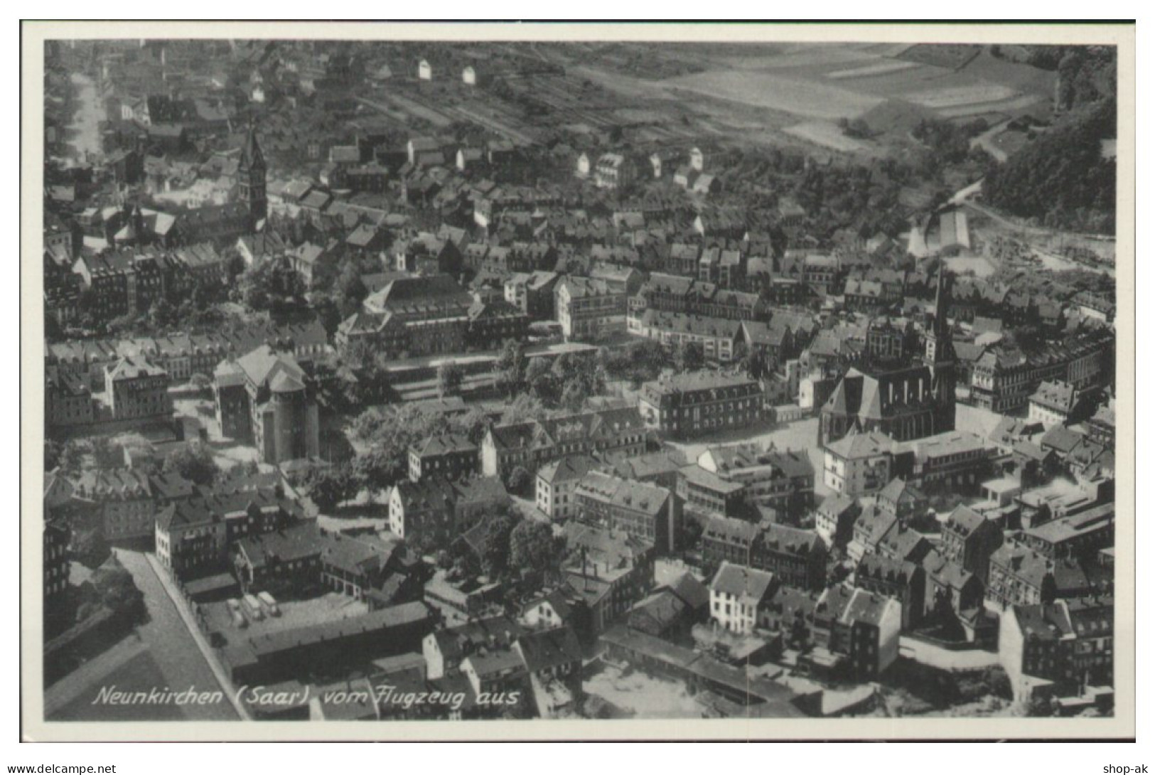 MW14318/ Neunkirchen Saar  AK Seltenes Strähle Luftbild 30er Jahre - Sonstige & Ohne Zuordnung