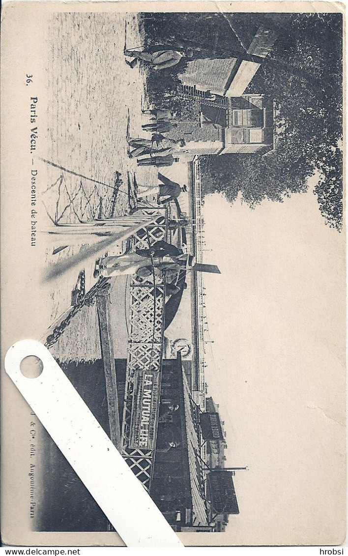 75 Paris, 12e Arrondissement,  Descente De Bateau, Paris Vécu D.12.105 - Paris (12)