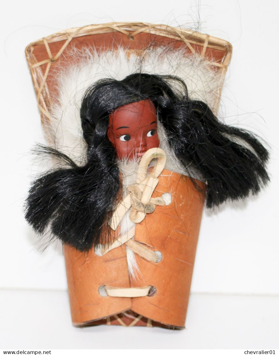 Poupée Amérindienne Artisanale - Bambole