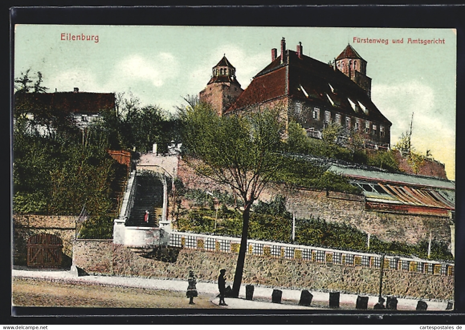 AK Eilenburg, Fürstenweg Und Amtsgericht  - Eilenburg