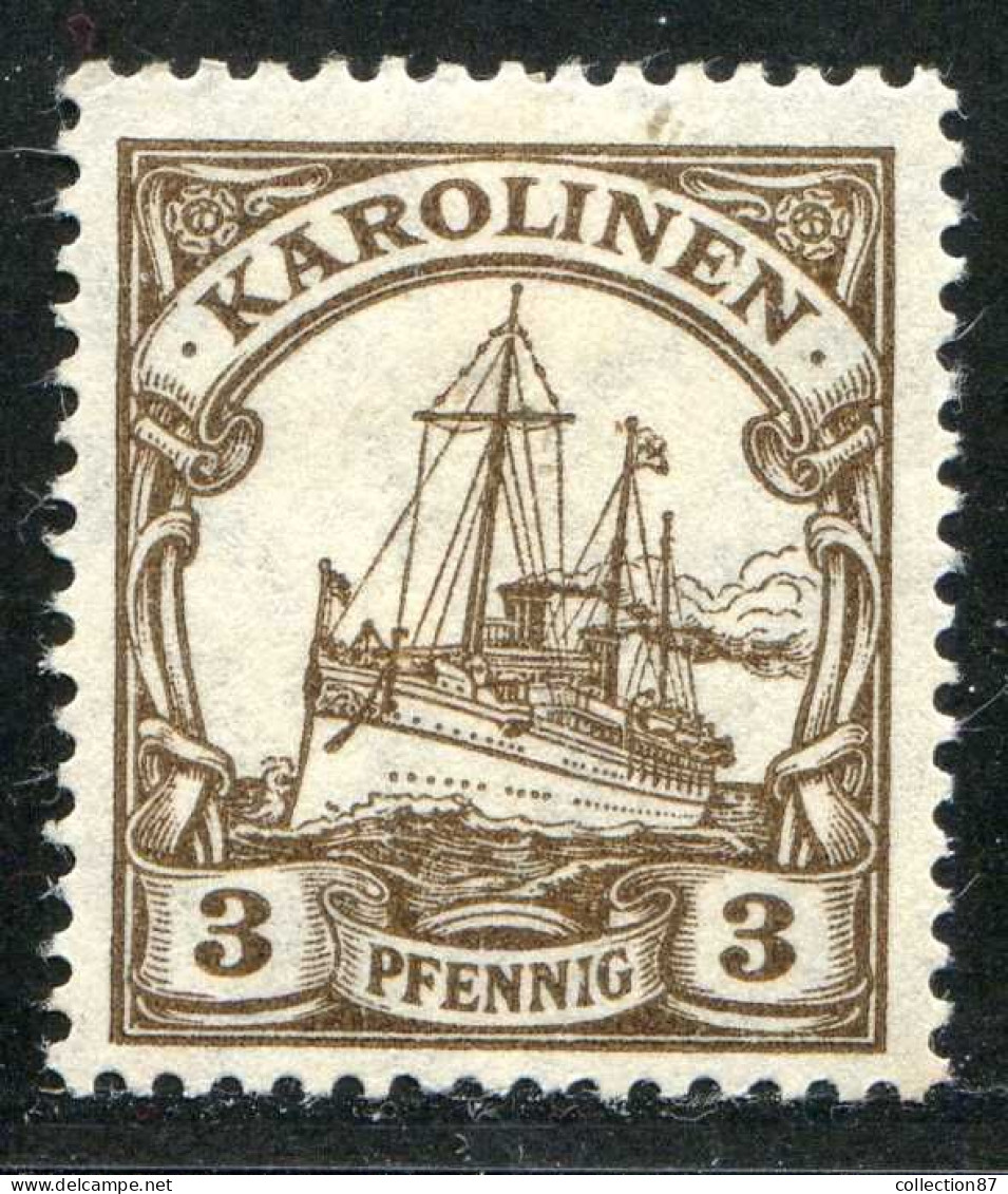 REF093 > COLONIES ALLEMANDE - CAROLINES < Yv N° 21 * Neuf Dos Visible - MH * - Islas Carolinas