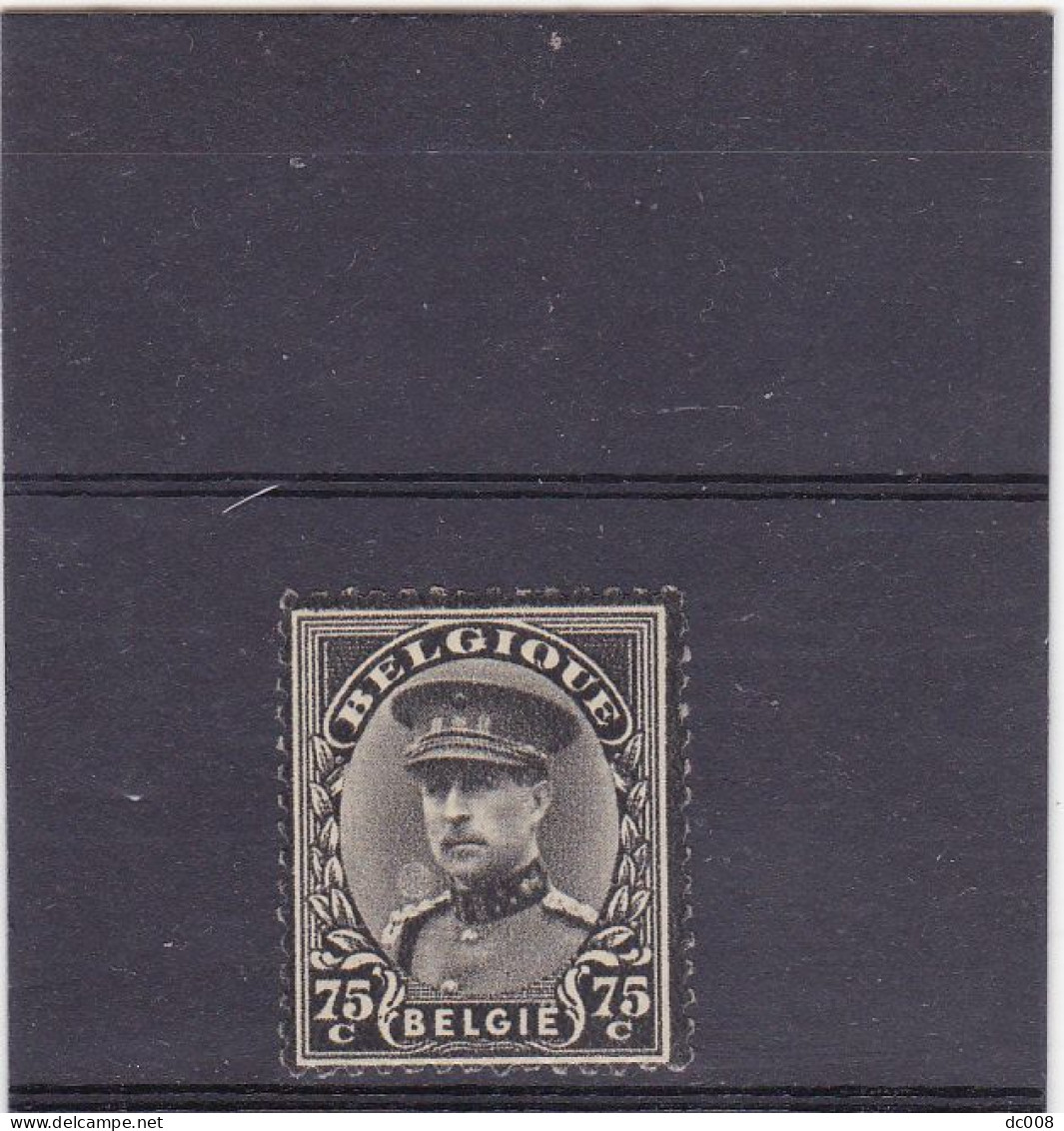 1934-COB 384-V3 75c Bol Boven Epaulette-Ballon- MNH - 1931-1960