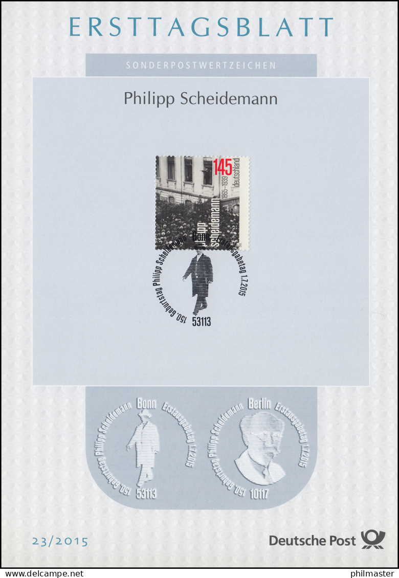 ETB 23/2015 Philipp Scheidemann, Politiker - 2011-…