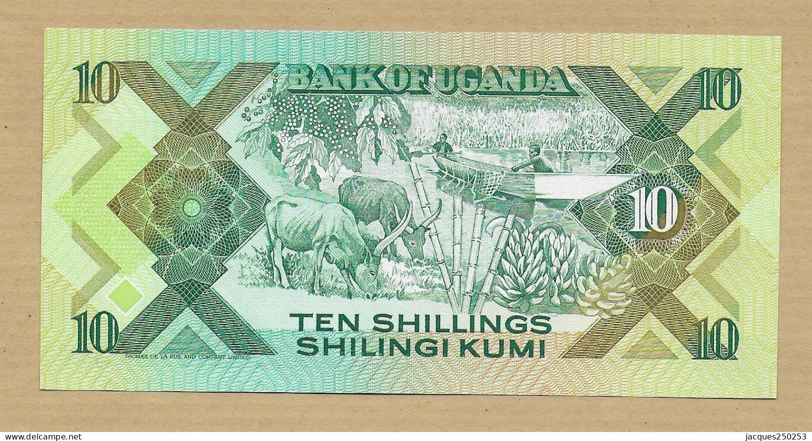 10 SHILLINGS 1987 NEUF - Ouganda
