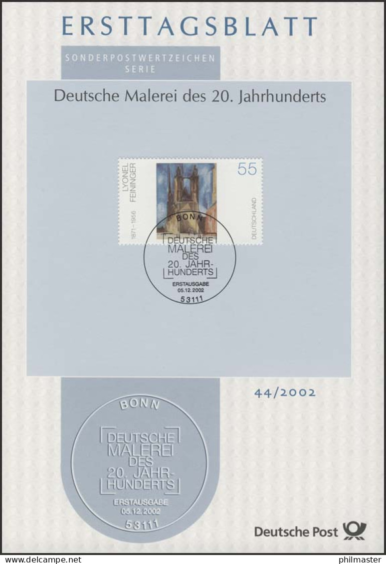 ETB 44/2002 - Malerei, Marktkirche Von Halle, Feininger - 2001-2010