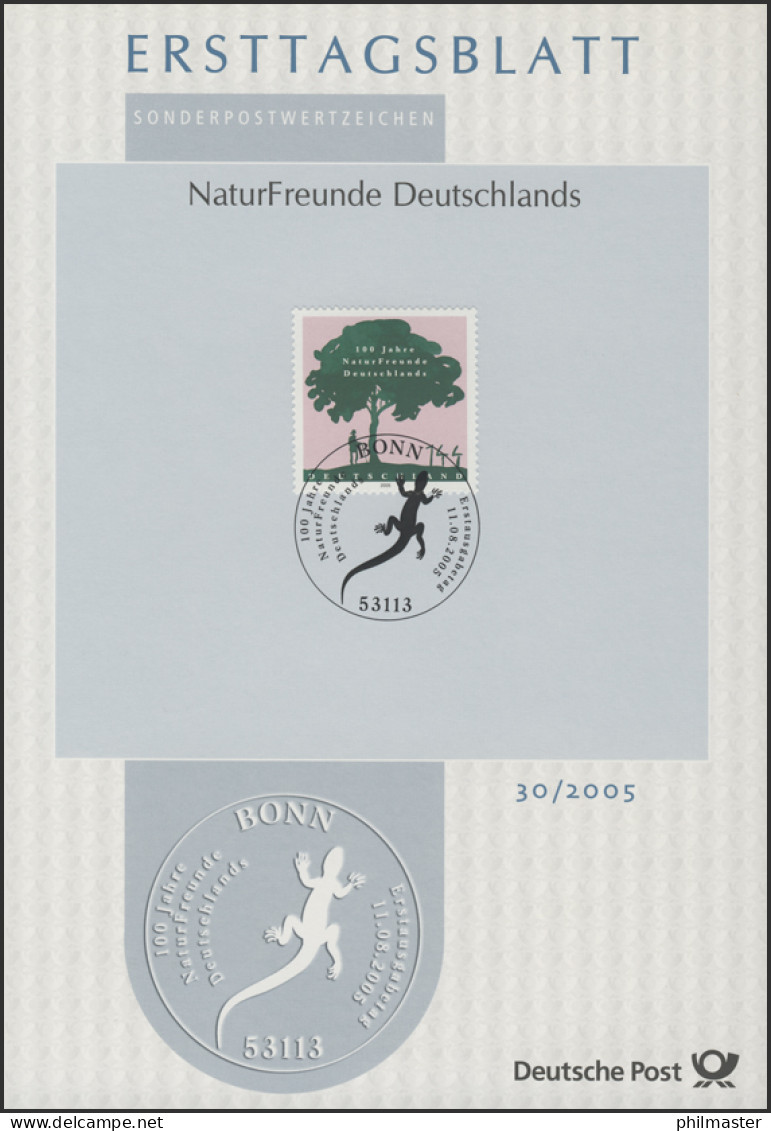 ETB 30/2005 Naturfreunde, Wanderer, Baum - 2001-2010