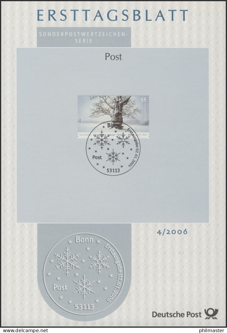 ETB 04/2006 Post, Winterlandschaft, Baum - 2001-2010