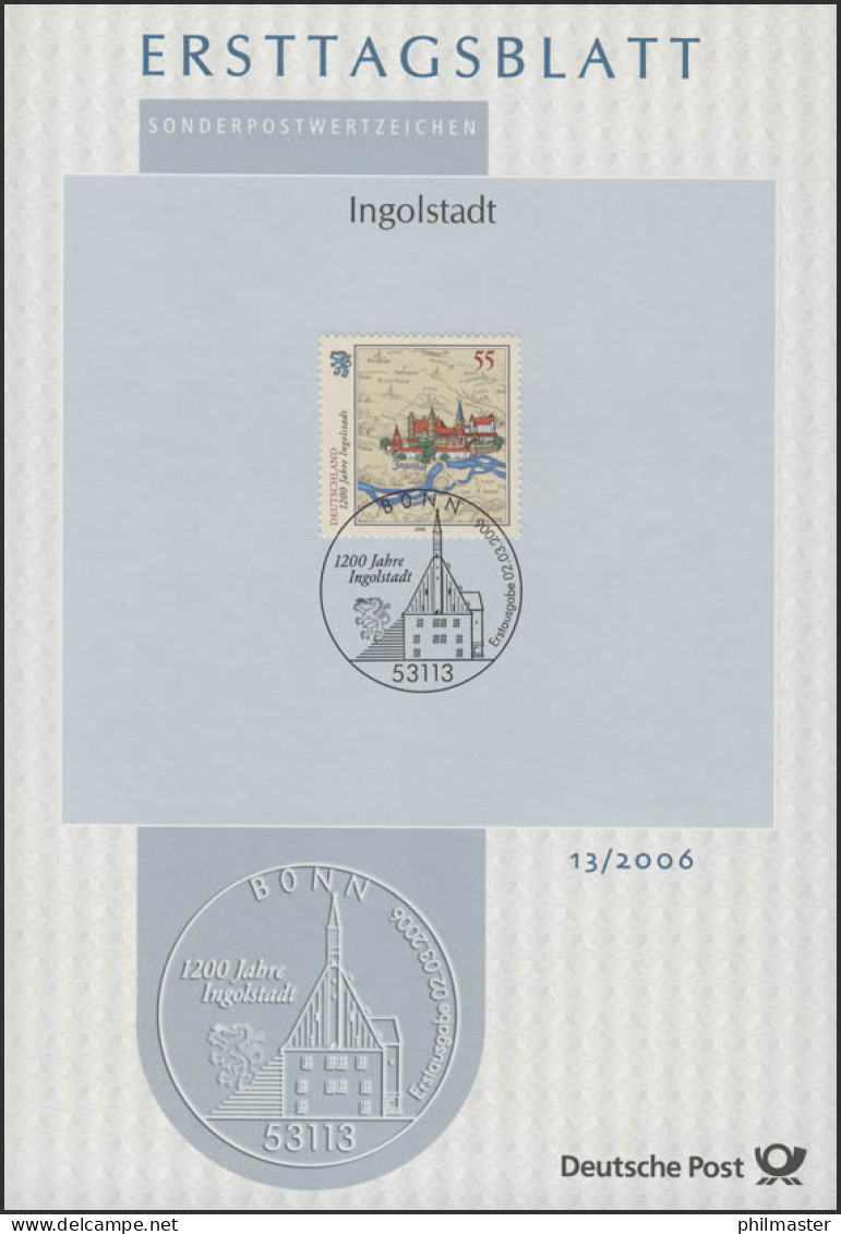 ETB 13/2006 Ingolstadt, Historische Karte - 2001-2010