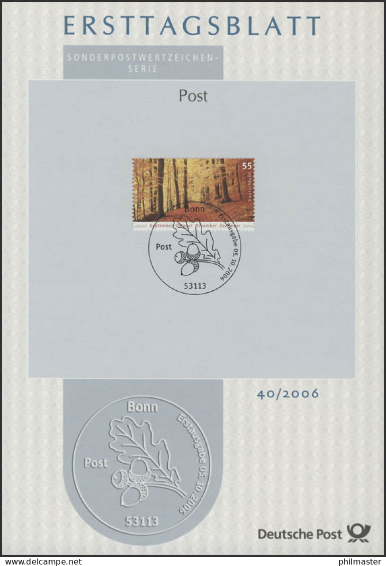 ETB 40/2006 Post, Herbst, Wald - 2001-2010