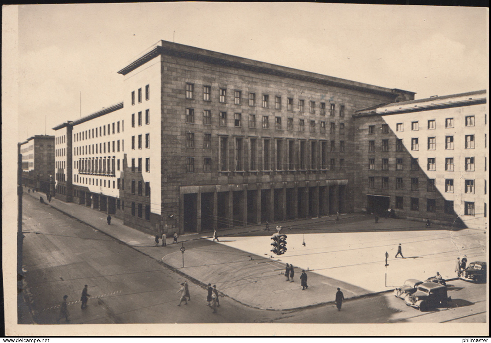 Ansichtskarte Berlin Reichsluftfahrtministerium, Rückseitg Beschriftet 1.9.1944 - Andere & Zonder Classificatie