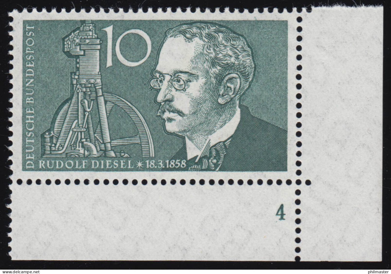 284 Rudolf Diesel ** FN4 - Ungebraucht