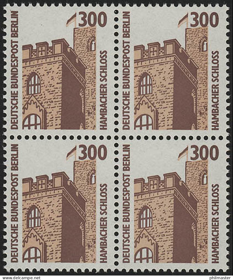 799 SWK 300 Pf Viererblock ** Postfrisch - Unused Stamps