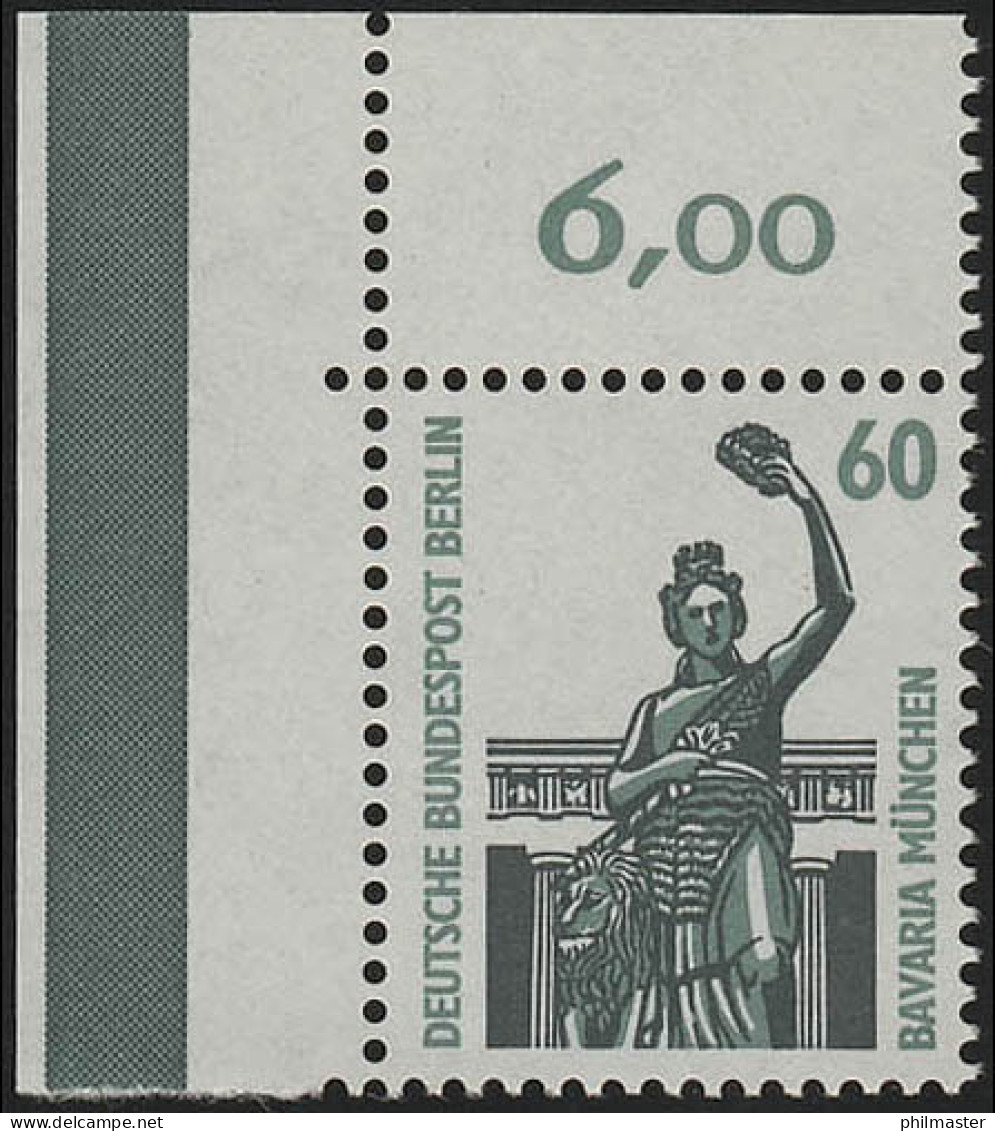 795 SWK 60 Pf Ecke Ol ** Postfrisch - Unused Stamps