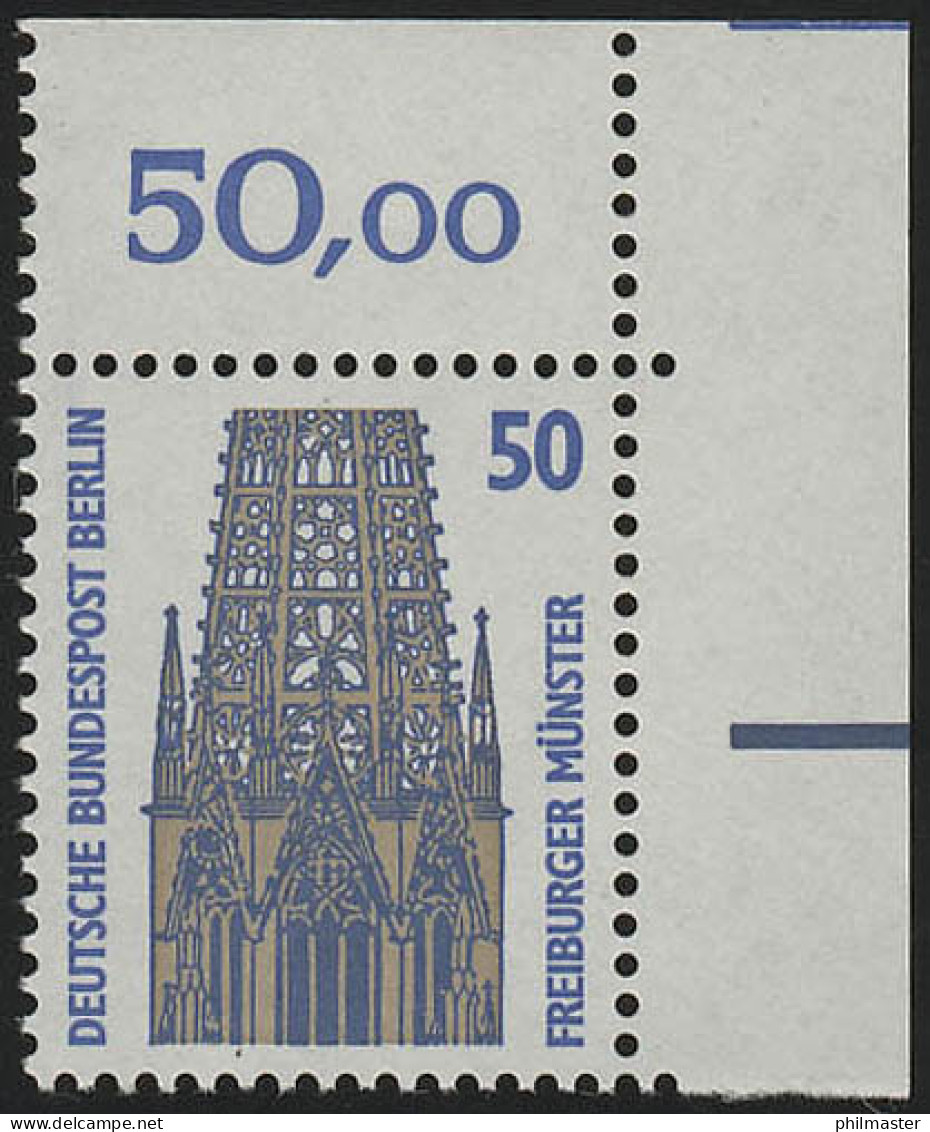 794 SWK 50 Pf Ecke Or ** Postfrisch - Unused Stamps