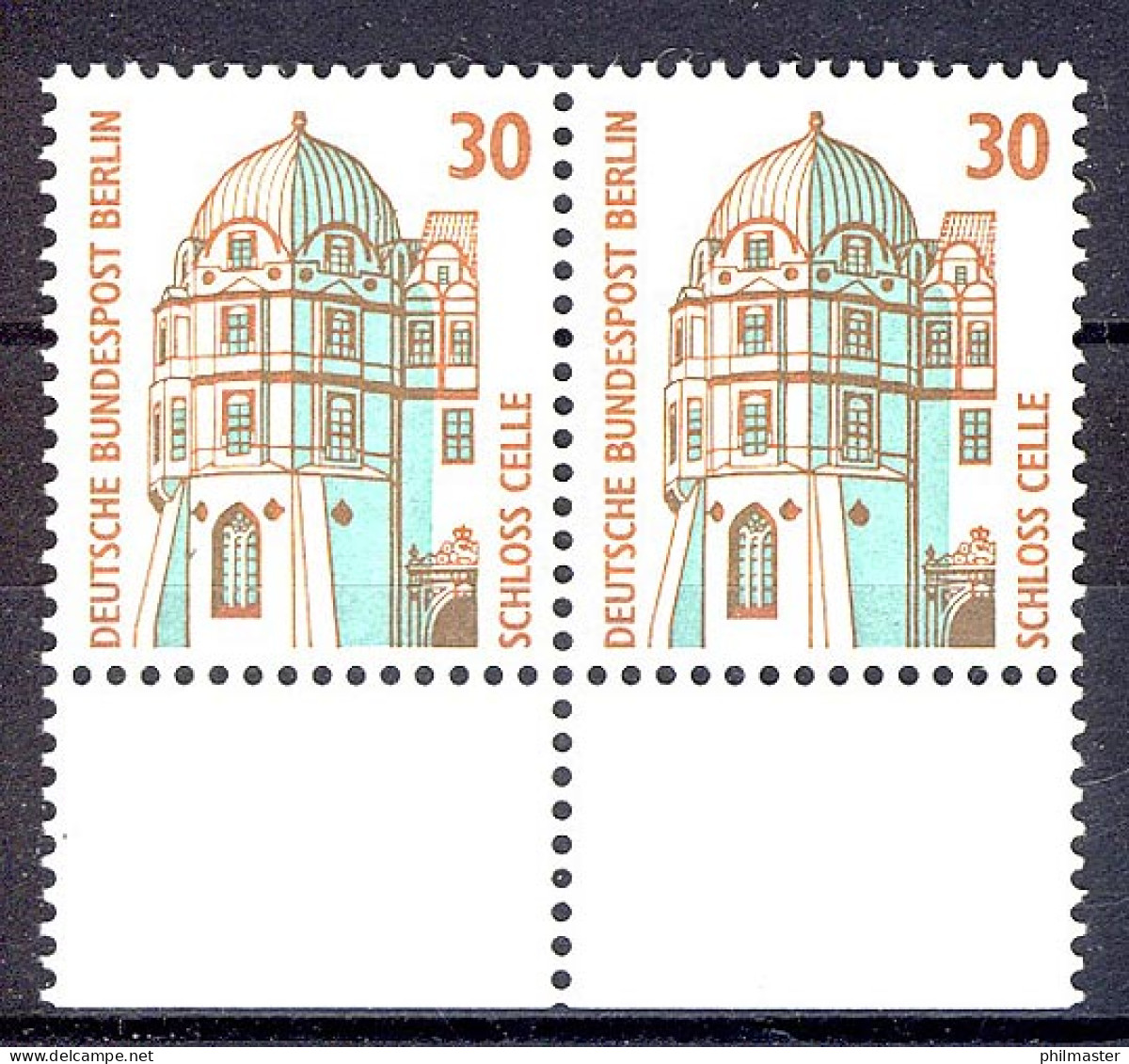 793 SWK 30 Pf Paar UR ** Postfrisch - Unused Stamps