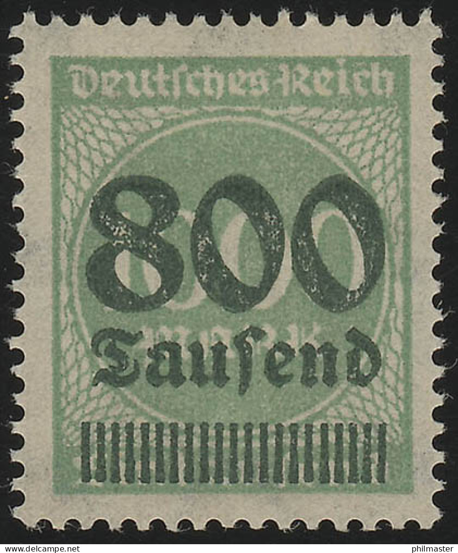 308Ab Ziffern Im Kreis 800 Tsd Auf 1000 M ** Geprüft - Unused Stamps