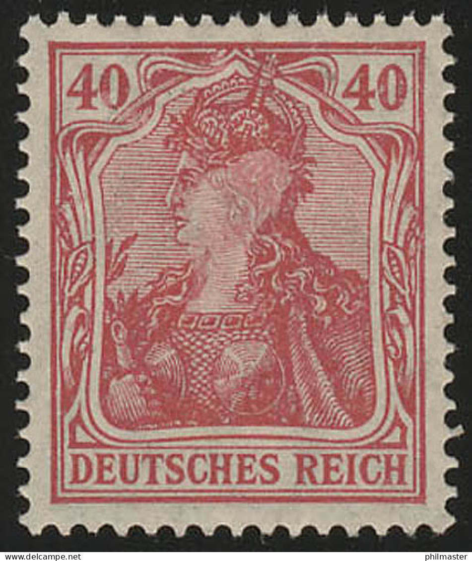 145II Germania 40 Pf Drucktype II, ** - Unused Stamps
